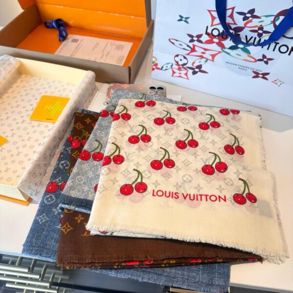 replik,replica,schmuck,1:1,beste,ohrringe,ring,Repliken LV × TM Monogram Cerise Taschentuch, Louis Vuitton x Takashi Murakami Reissue Series Monogram Pattern (H0K32)