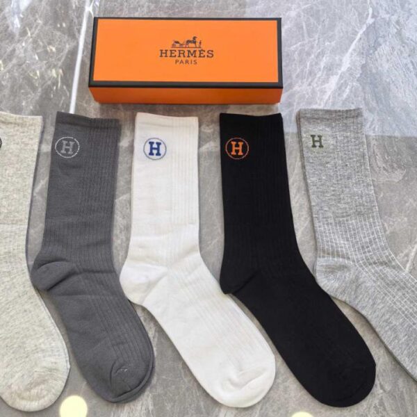 replik,replica,schmuck,1:1,beste,ohrringe,ring,Repliken Hermes neue mittellange Socken, fünf Paar pro Karton (OWE8W)