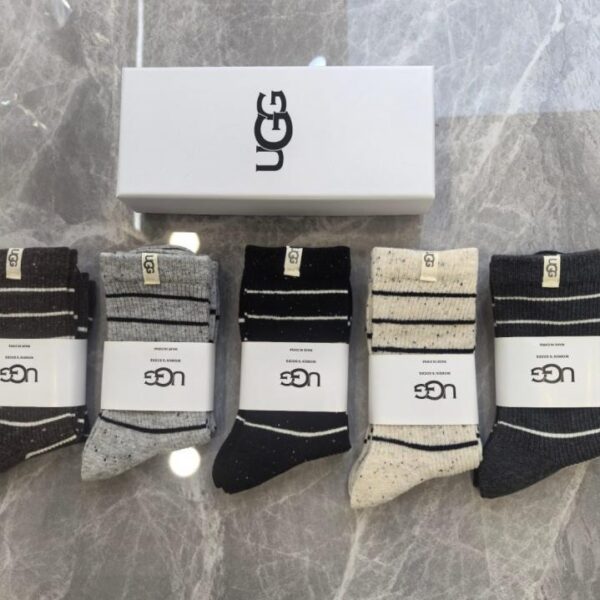 replik,replica,schmuck,1:1,beste,ohrringe,ring,Repliken UGG Neue Kaschmir-Socken in mittlerer Länge, 5 Paar pro Box (FBEL3)