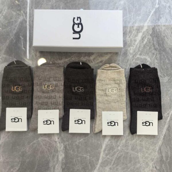 replik,replica,schmuck,1:1,beste,ohrringe,ring,Repliken UGG Neue bestickte Kaschmir-Socken in mittlerer Länge, 5 Paar pro Karton (1A213)