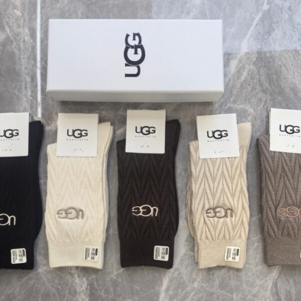 replik,replica,schmuck,1:1,beste,ohrringe,ring,Repliken UGG Neue bestickte Kaschmir-Socken in mittlerer Länge, 5 Paar pro Box (YSV4R)