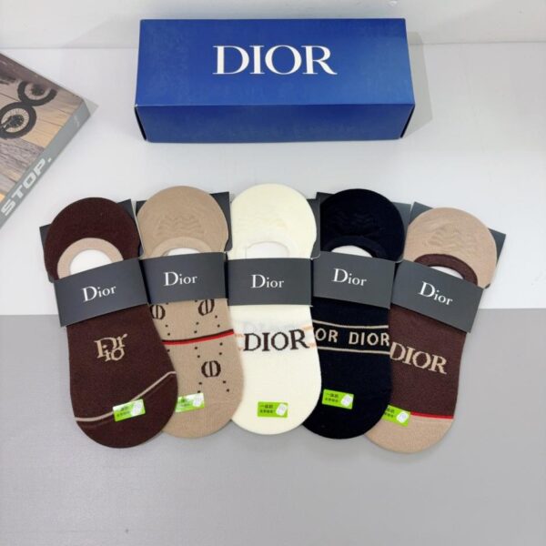 replik,replica,schmuck,1:1,beste,ohrringe,ring,Repliken (5 Paar pro Packung) Dior Bambus-Baumwollsocken (GRKCA)