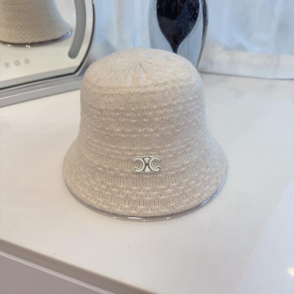 replik,replica,schmuck,1:1,beste,ohrringe,ring,Repliken Der neue Strick-Bucket-Hat von Celine für Herbst/Winter, ein minimalistischer Fischerhut (VSKAV)