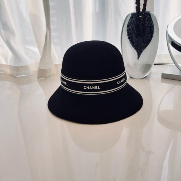 replik,replica,schmuck,1:1,beste,ohrringe,ring,Repliken CHANEL Neuer eleganter Bucket Hat für Herbst/Winter, 100% Wollfilzhut (SANY0)