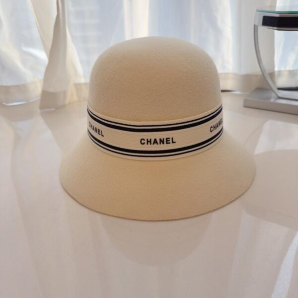 replik,replica,schmuck,1:1,beste,ohrringe,ring,Repliken CHANEL Neuer eleganter Bucket Hat für Herbst/Winter, 100 % Wollfilz (NANSI)