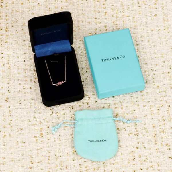 replik,replica,schmuck,1:1,beste,ohrringe,ring,Repliken Boutique / Kleine Knotenkette, handgefertigt aus echtem Gold und Diamanten [Knotenkette] (V0EG6)