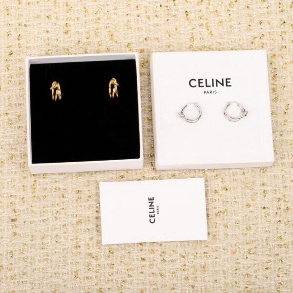 replik,replica,schmuck,1:1,beste,ohrringe,ring,Repliken Boutique / 【Celine 3D-Knotenohrringe】(XXYKN)