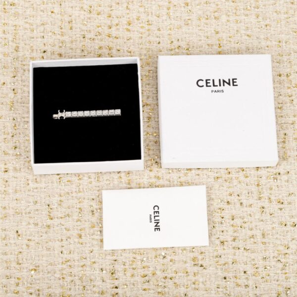 replik,replica,schmuck,1:1,beste,ohrringe,ring,Repliken Boutique / 【Celine Quadratische Strass-Haarspange】(1V4N2)