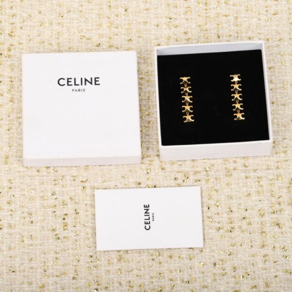 replik,replica,schmuck,1:1,beste,ohrringe,ring,Repliken Boutique / 【Celine Arc de Triomphe Quastenohrringe】(V5NSB)