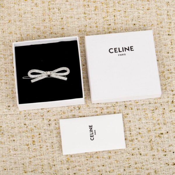 replik,replica,schmuck,1:1,beste,ohrringe,ring,Repliken Boutique / 【Celine Haarspange mit Schleife und Strasssteinen】(R93QZ)