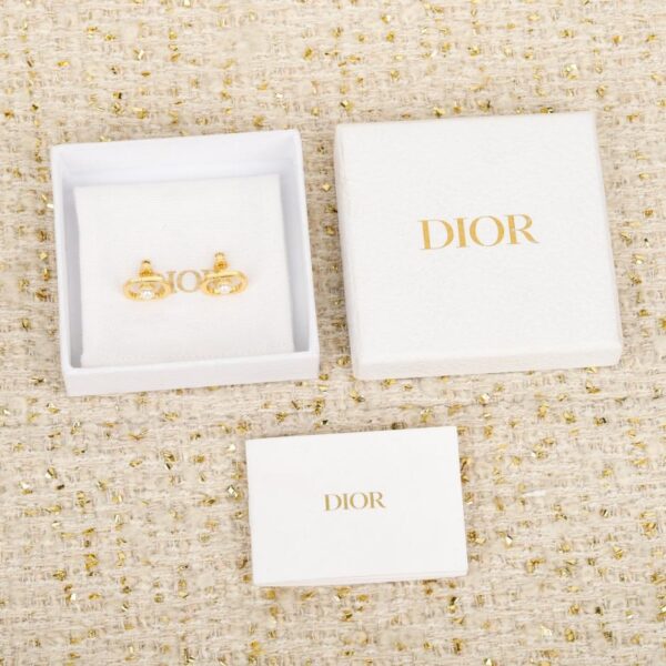 replik,replica,schmuck,1:1,beste,ohrringe,ring,Repliken Boutique / 【Dior CD Perlenohrringe】 Messing, Swarovski-Perlen (8TMMC)