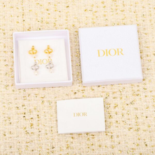 replik,replica,schmuck,1:1,beste,ohrringe,ring,Repliken Boutique / 【DIOR Perlen-Buchstaben-Ohrringe】(4N624)