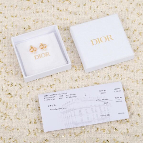 replik,replica,schmuck,1:1,beste,ohrringe,ring,Repliken Boutique / 【DIOR Perlen-Buchstaben-Ohrringe】(Y5KR9)
