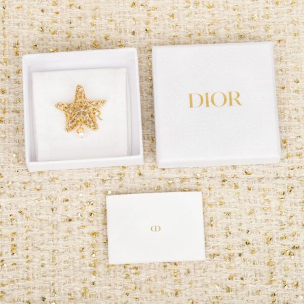 replik,replica,schmuck,1:1,beste,ohrringe,ring,Repliken Boutique / 【Dior Perlen-Stern-Ohrringe mit vierblättrigem Kleeblatt-Motiv】(8NK87)