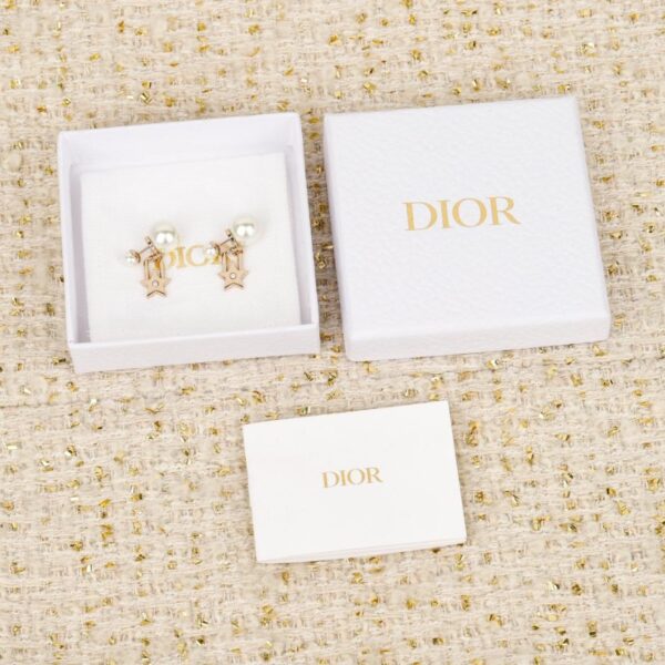 replik,replica,schmuck,1:1,beste,ohrringe,ring,Repliken Boutique / 【Dior Fünfzackige Sternperlenohrringe】(M96LS)