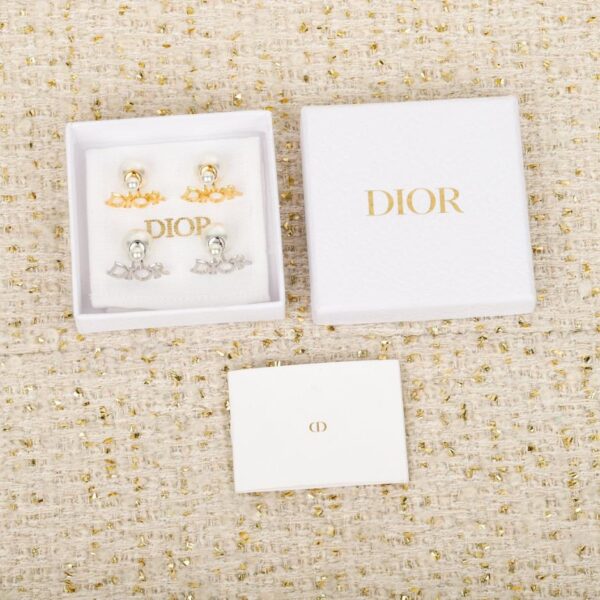 replik,replica,schmuck,1:1,beste,ohrringe,ring,Repliken Boutique / 【Dior Buchstabenanhänger Doppelperlen-Ohrringe】(JN6JI)
