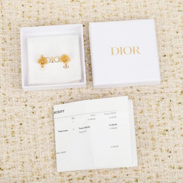 replik,replica,schmuck,1:1,beste,ohrringe,ring,Repliken Boutique / 【Dior Flower CD Perlenohrringe】(NI1F2)