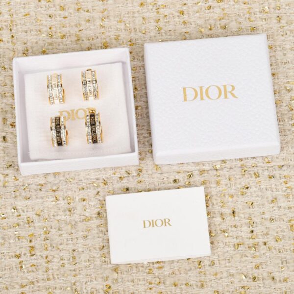 replik,replica,schmuck,1:1,beste,ohrringe,ring,Repliken Boutique / 【Dior Diamant- und Emaille-Ohrringe】(GDMVZ)