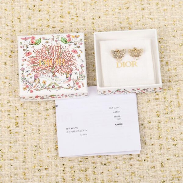replik,replica,schmuck,1:1,beste,ohrringe,ring,Repliken Boutique / 【Dior Bow CD Perlenohrringe】(BJCLC)