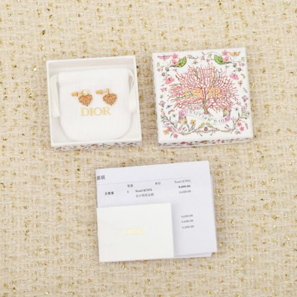 replik,replica,schmuck,1:1,beste,ohrringe,ring,Repliken Boutique / 【Dior CD Perlenherz-Ohrringe】(ISFWK)