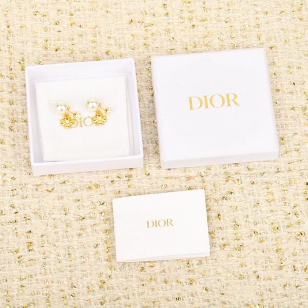 replik,replica,schmuck,1:1,beste,ohrringe,ring,Repliken Boutique / 【Dior 25 Clover CD Perlenohrringe】(HENFN)