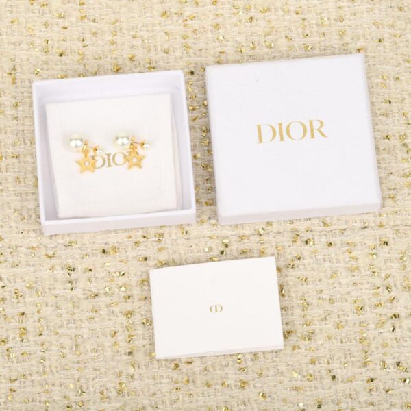 replik,replica,schmuck,1:1,beste,ohrringe,ring,Repliken Boutique / 【Dior 25 Fünfzackige Sternperlen-Ohrstecker】(CKO4J)
