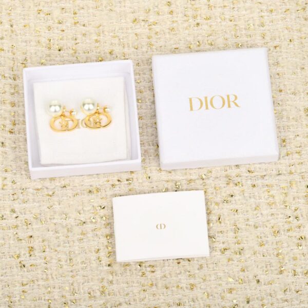 replik,replica,schmuck,1:1,beste,ohrringe,ring,Repliken Boutique / 【Dior 25 Fünfzackige Stern-Perlenohrstecker in CD-Größe】(JYGV5)