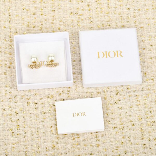 replik,replica,schmuck,1:1,beste,ohrringe,ring,Repliken Boutique / 【Dior Ohrringe mit Schmetterlingsmotiv und Perlenverzierung】(C21ZE)