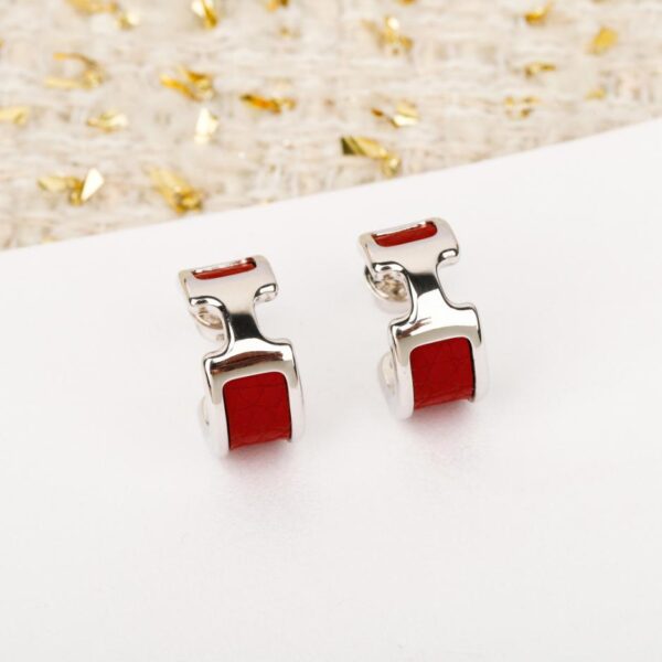 replik,replica,schmuck,1:1,beste,ohrringe,ring,Repliken Boutique / 【OMaillon H Halbkreis-Ohrringe】(YU54B)