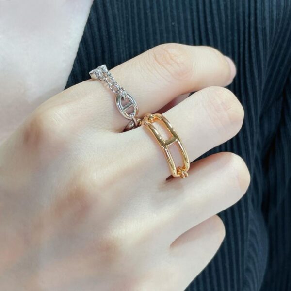 replik,replica,schmuck,1:1,beste,ohrringe,ring,Repliken Boutique / Aus V-Gold gefertigt, Größe 16.17. Hochwertige Verarbeitung. Hermès Volldiamant-Schweinenase-Armband (QIJ01)