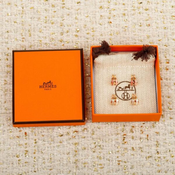 replik,replica,schmuck,1:1,beste,ohrringe,ring,Repliken Boutique / Neue farblich abgesetzte Hermes Mini-Ohrstecker (B2KT6)
