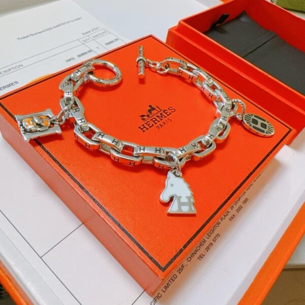 replik,replica,schmuck,1:1,beste,ohrringe,ring,Repliken Boutique / Neues Hermes-Armband, dickere Platinversion (YD8ZB)