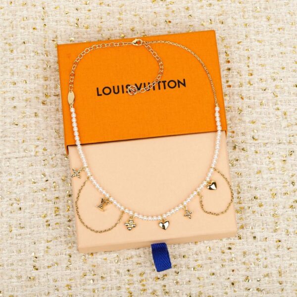 replik,replica,schmuck,1:1,beste,ohrringe,ring,Repliken Boutique / 【LV Floral Pearl Necklace】(MSGOC)