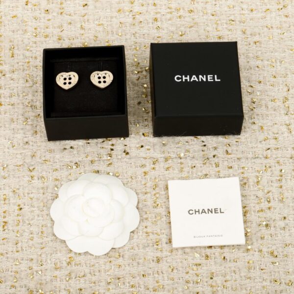 replik,replica,schmuck,1:1,beste,ohrringe,ring,Repliken Boutique / 【Chanel Ohrringe mit Herzknopf】(XE4B6)