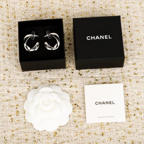 replik,replica,schmuck,1:1,beste,ohrringe,ring,Repliken Boutique / 【Chanel Irregular Double C Ohrstecker】(FDM21)