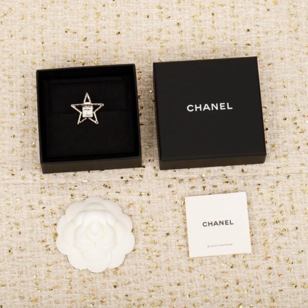 replik,replica,schmuck,1:1,beste,ohrringe,ring,Repliken Boutique / 【Chanel Parfümflakon-Brosche mit fünfzackigem Stern】(YNT12)