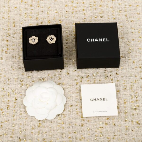 replik,replica,schmuck,1:1,beste,ohrringe,ring,Repliken Boutique / 【Chanel Ohrringe mit Knopfblume】(CRV1G)