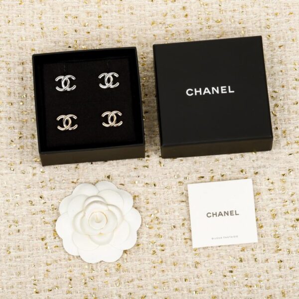 replik,replica,schmuck,1:1,beste,ohrringe,ring,Repliken Boutique / 【Smooth Double C Earrings】(ADGW0)