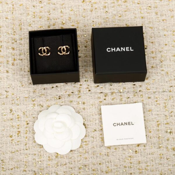 replik,replica,schmuck,1:1,beste,ohrringe,ring,Repliken Boutique / 【Chanel Twisted Double C Ohrringe】(IAMYY)