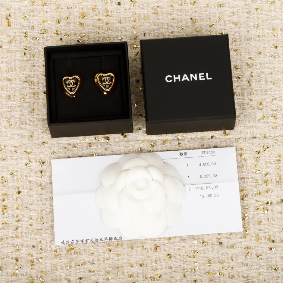 replik,replica,schmuck,1:1,beste,ohrringe,ring,Repliken Boutique / 【Chanel Herzförmige schwarze Doppel-C-Ohrstecker】(YHI3I) replik,replica,schmuck,1:1,beste,ohrringe,ring,Repliken Boutique / 【Chanel Herzförmige schwarze Doppel-C-Ohrstecker】(YHI3I)