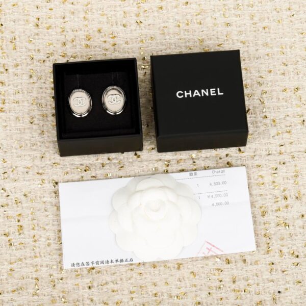 replik,replica,schmuck,1:1,beste,ohrringe,ring,Repliken Boutique / 【Chanel 25s Silberne Spiegelohrringe】(BFVOZ)
