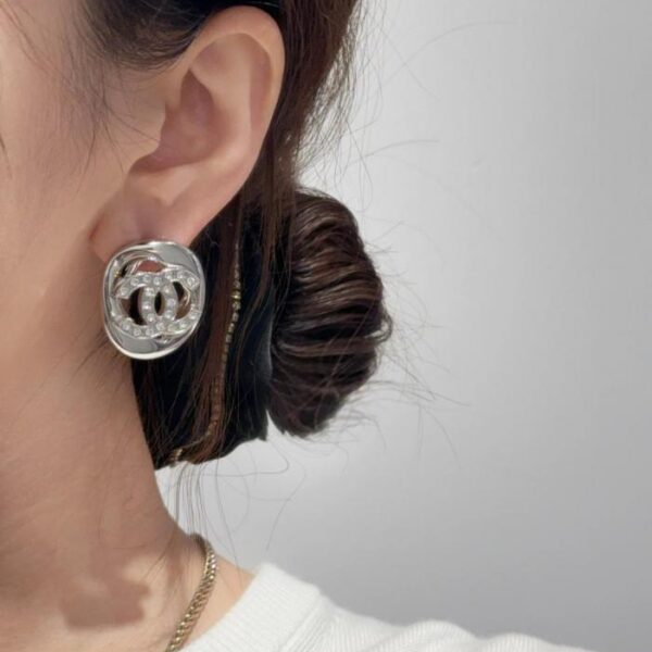 replik,replica,schmuck,1:1,beste,ohrringe,ring,Repliken Boutique / 【Chanel Ohrringe mit durchbrochenem quadratischem Muster】(5ZE0Z)