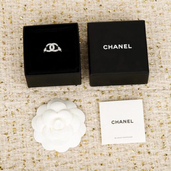 replik,replica,schmuck,1:1,beste,ohrringe,ring,Repliken Boutique / 【Chanel 25A Tropfenförmige Strass-Ohrstecker mit Doppel-C-Motiv, Clip-Ohrringe】(XXSUE)