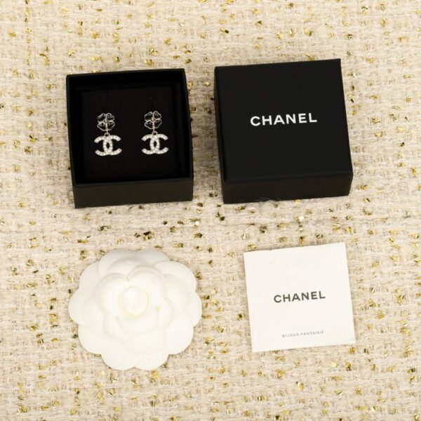 replik,replica,schmuck,1:1,beste,ohrringe,ring,Repliken Boutique / 【Chanel Camellia Anhänger Doppel-C Ohrringe】(L9ULN)