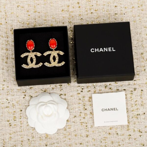replik,replica,schmuck,1:1,beste,ohrringe,ring,Repliken Boutique / Chanel Vintage Doppel-C Ohrringe (7DLED)
