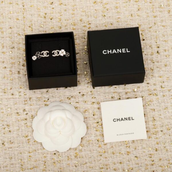 replik,replica,schmuck,1:1,beste,ohrringe,ring,Repliken Boutique / 【Chanel Camellia Doppel-C Ohrringe】(YXYEV)