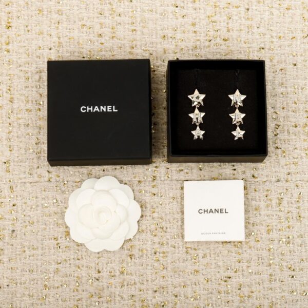 replik,replica,schmuck,1:1,beste,ohrringe,ring,Repliken Boutique / 【Chanel Ohrringe mit fünfzackigem Stern und Buchstaben】(SF1A1)