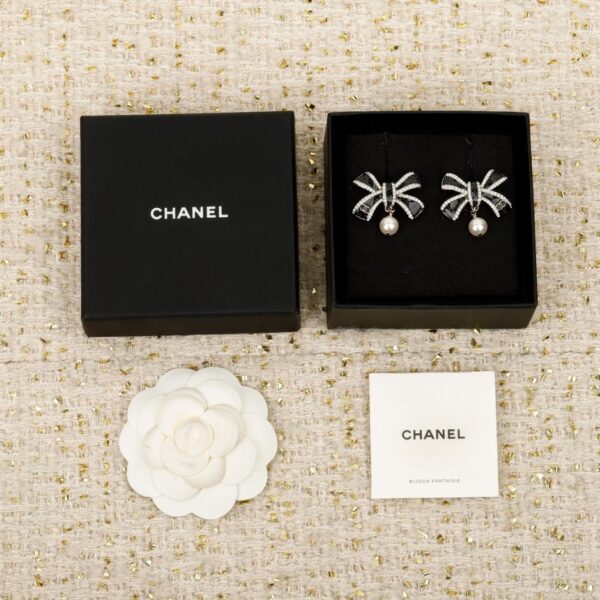 replik,replica,schmuck,1:1,beste,ohrringe,ring,Repliken Boutique / 【Chanel 25B Schleifenohrringe】(E5B9R)