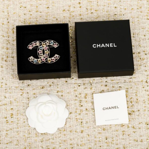 replik,replica,schmuck,1:1,beste,ohrringe,ring,Repliken Boutique / 【Chanel Rainbow Diamond Open Bangle】(HGKX5)