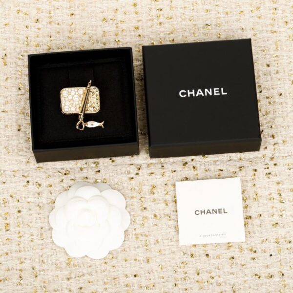 replik,replica,schmuck,1:1,beste,ohrringe,ring,Repliken Boutique / Neue Brosche: Chanel quadratische Fischbrosche (Q0G0W)